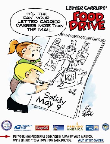 Letter-carriers-food-drive-fly