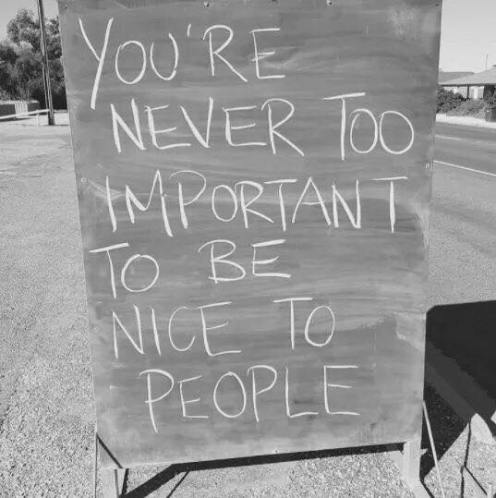 be nice